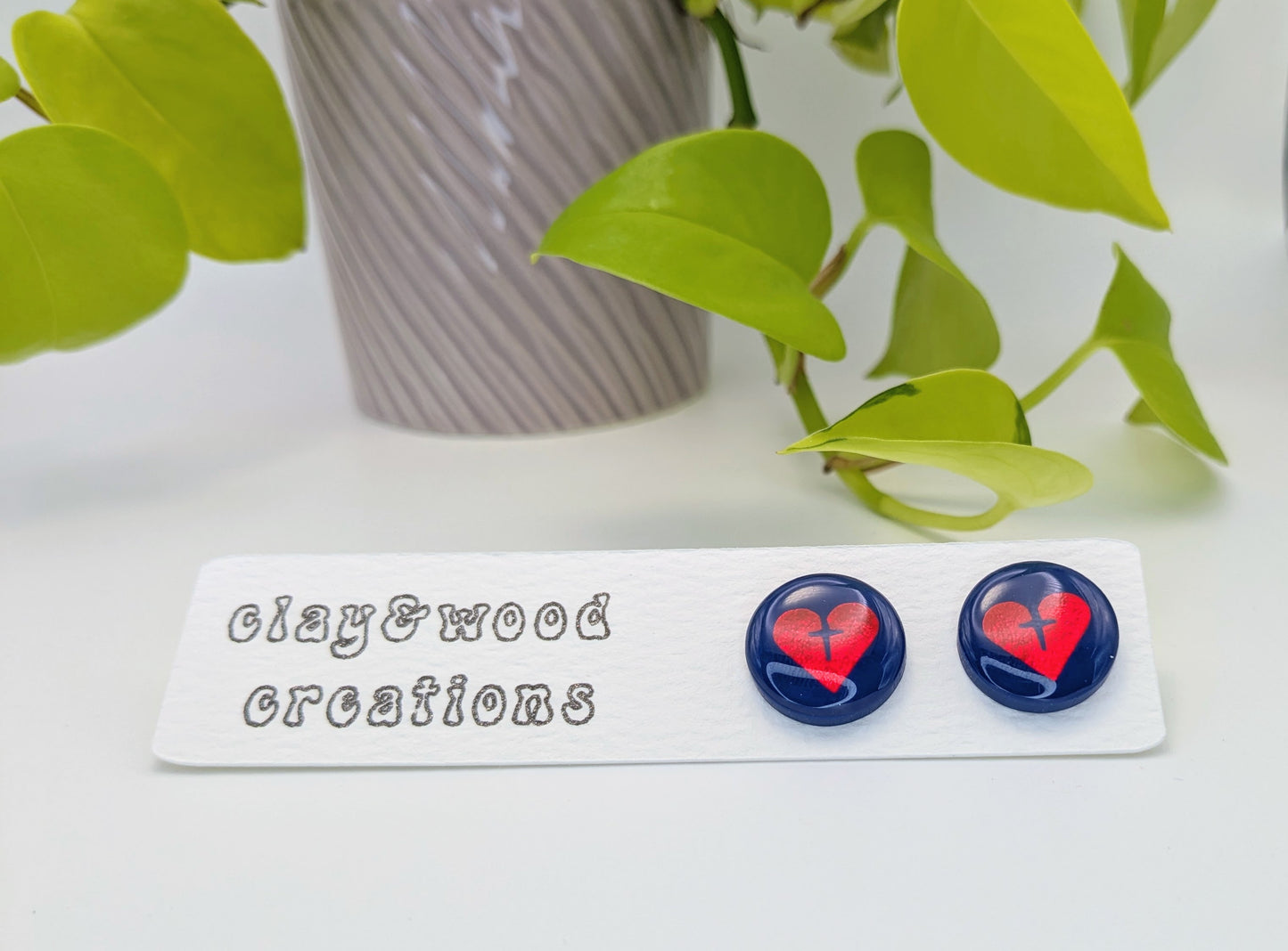 Sacred Heart High School Earring Studs & Dangles - Show Your School Spirit! ❤️🏫